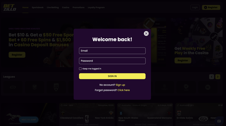 betzillo casino Gameplay
