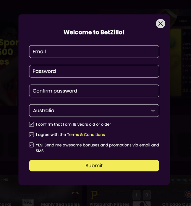 betzillo casino Gameplay